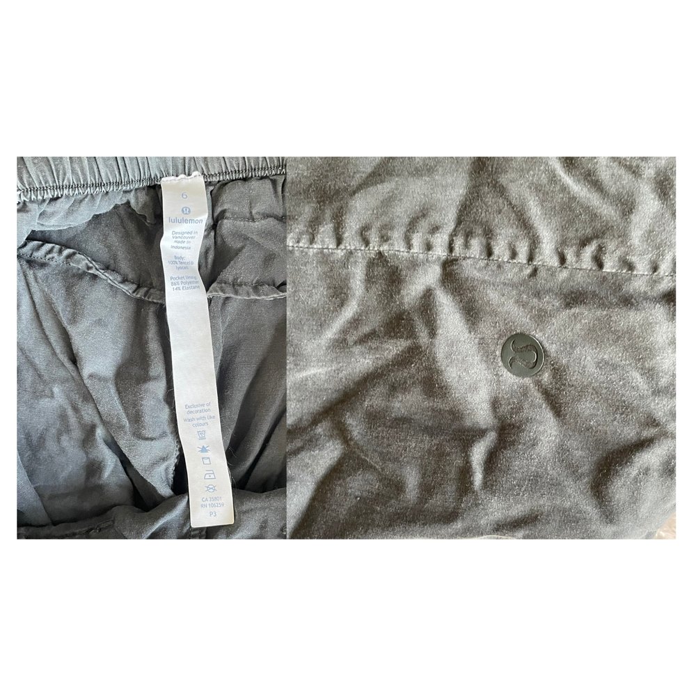 Lululemon Move Lightly Pant Cargo Crop 25” Evergreen Tencel SZ 6 - Picture 6 of 7